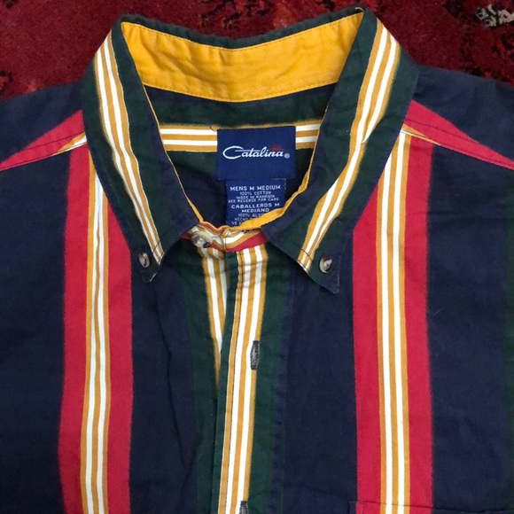 CATALINA MENS SHIRT SIZE MEDIUM - Picture 3 of 10